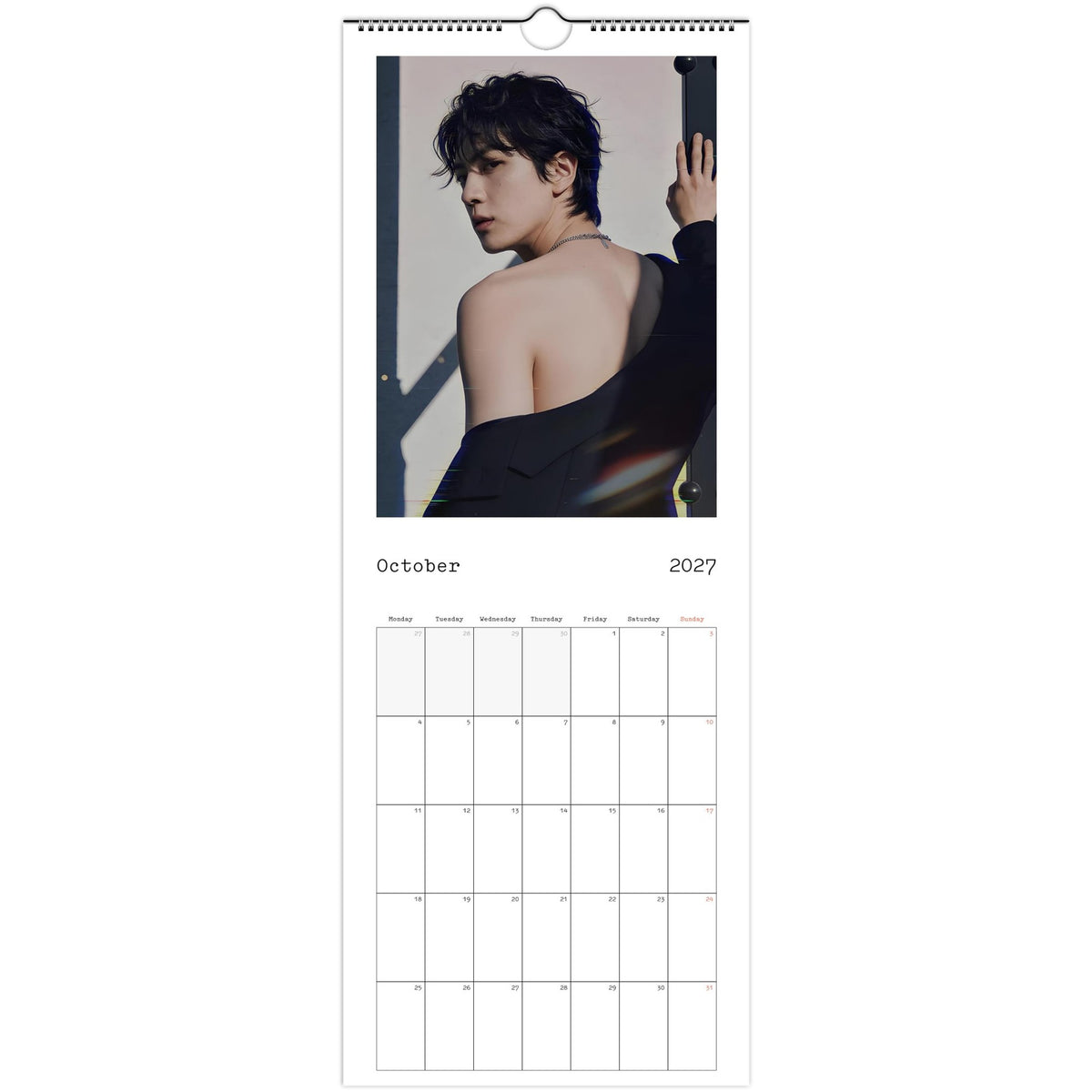 BTS Jin Calendar October portrait