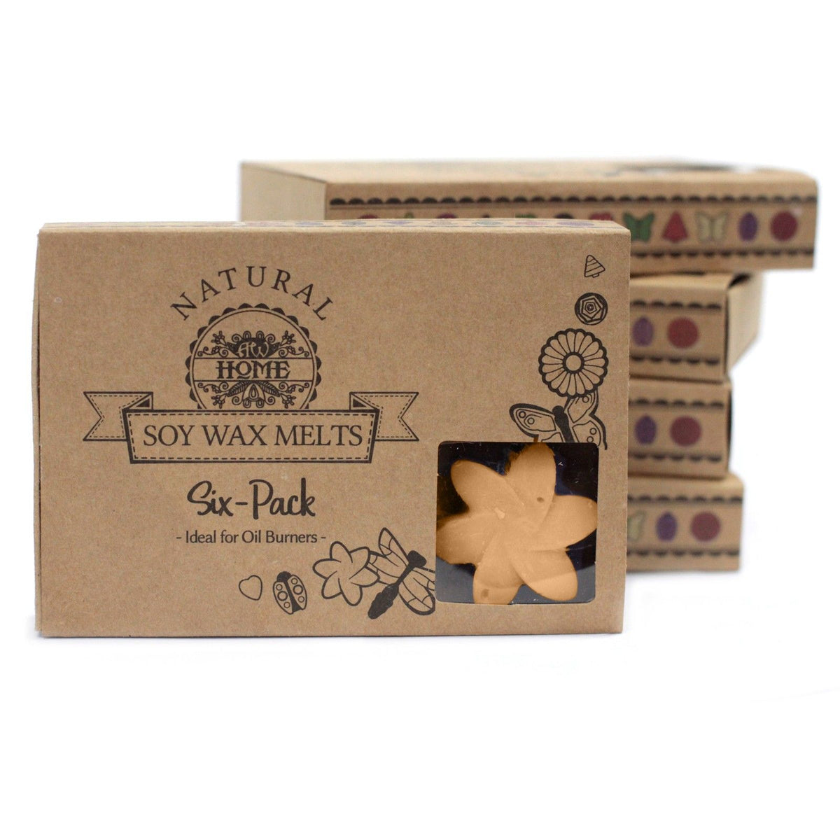 Soy wax melts in Midnight Jasmine scent ready for use in a wax burner