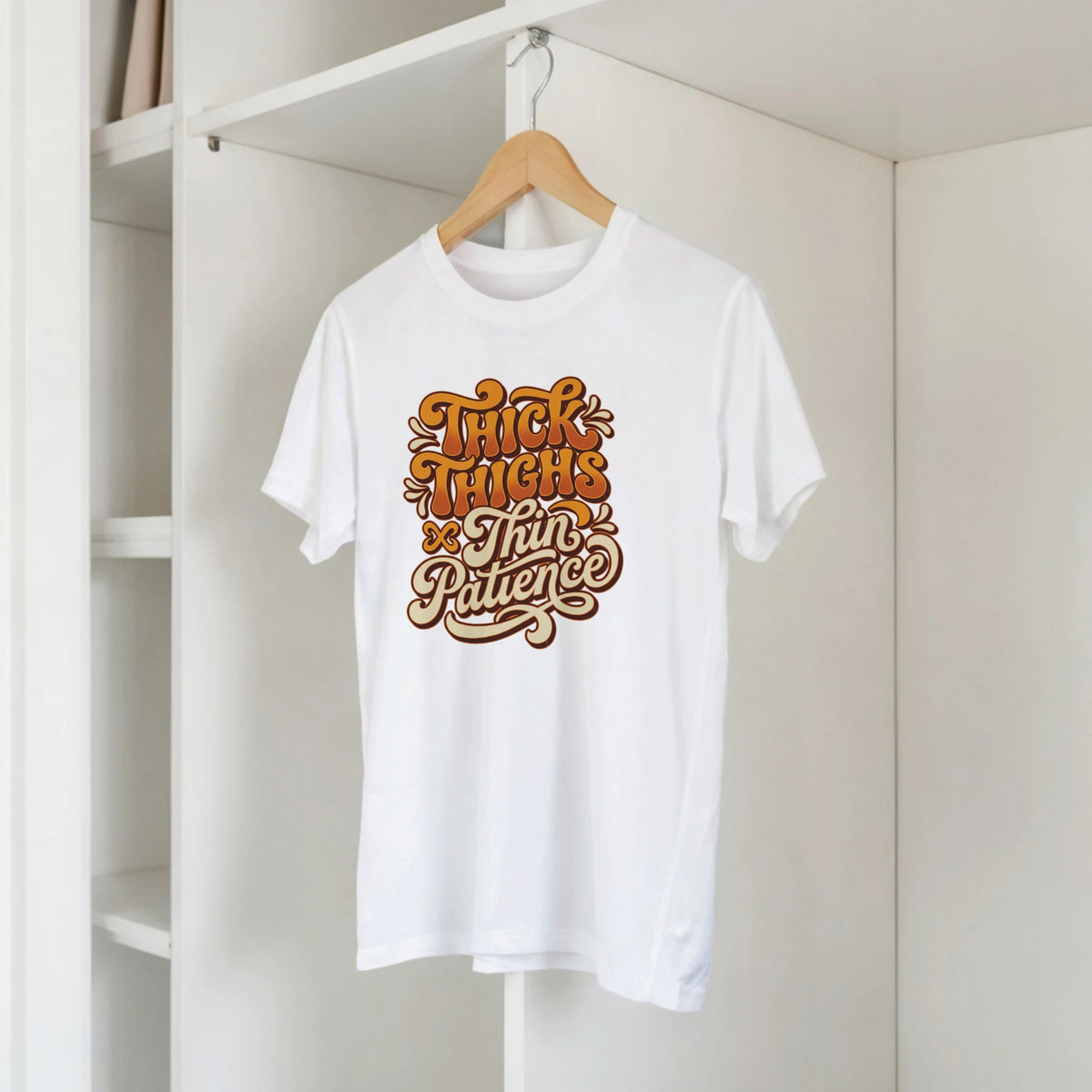 Retro style confident slogan t‑shirt for women