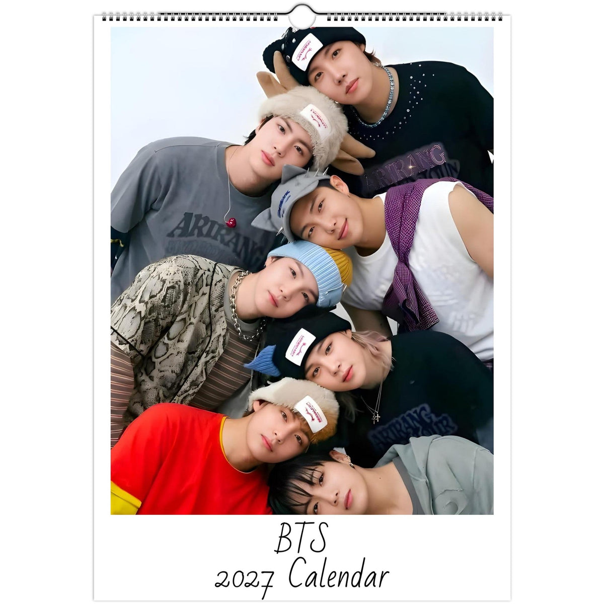 BTS 2027 calendar cover