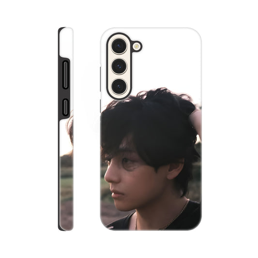 BTS Taehyung V Samsung tough case with dual‑layer protection