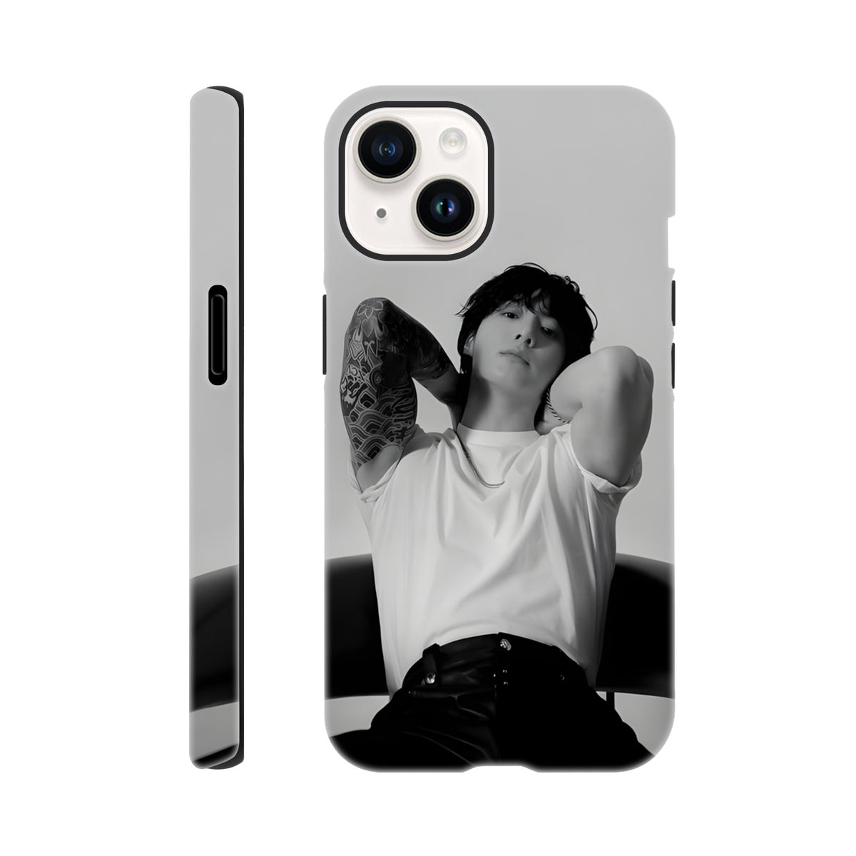 Protective Jungkook BTS case with snug iPhone fit