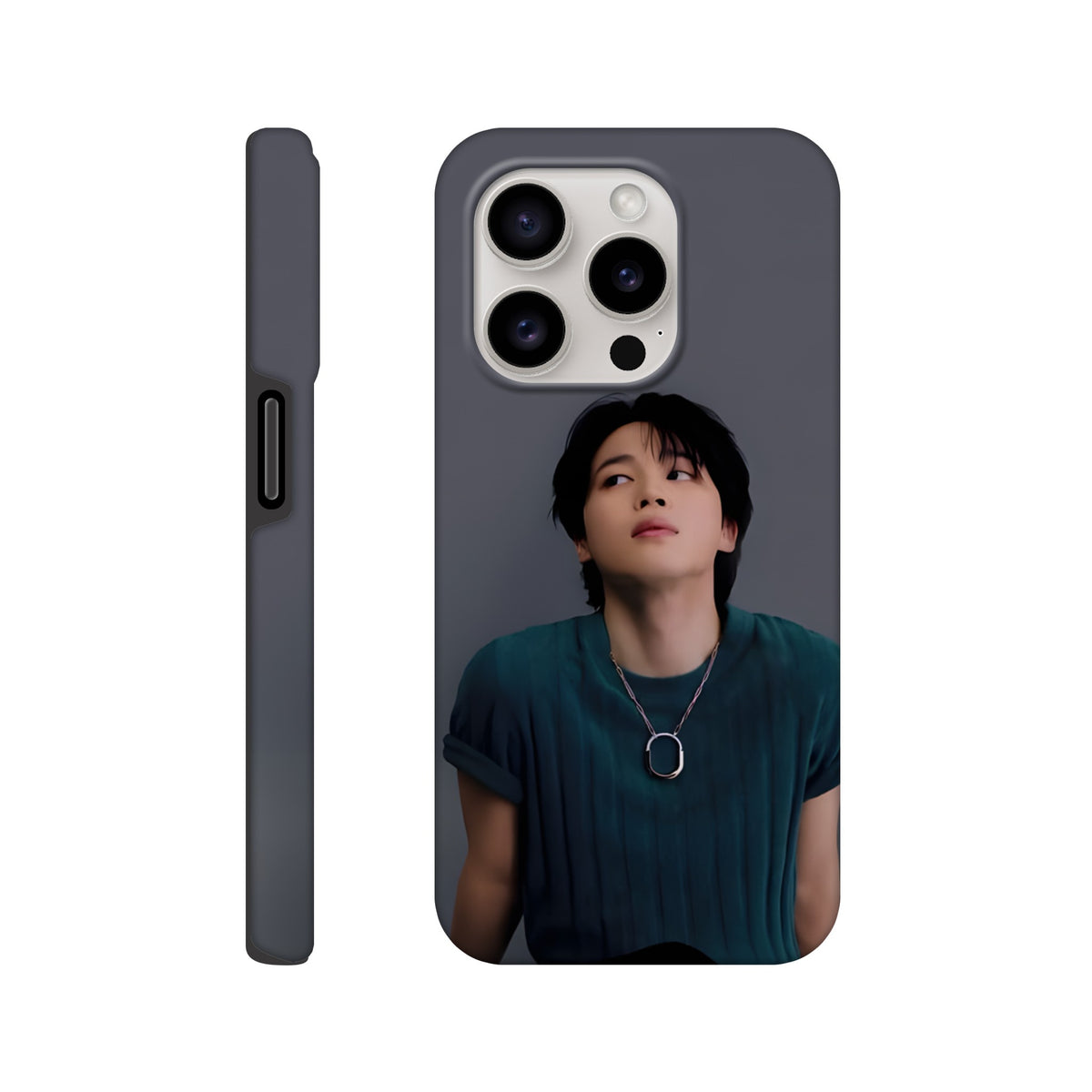 BTS Jimin phone case with shock‑resistant materials