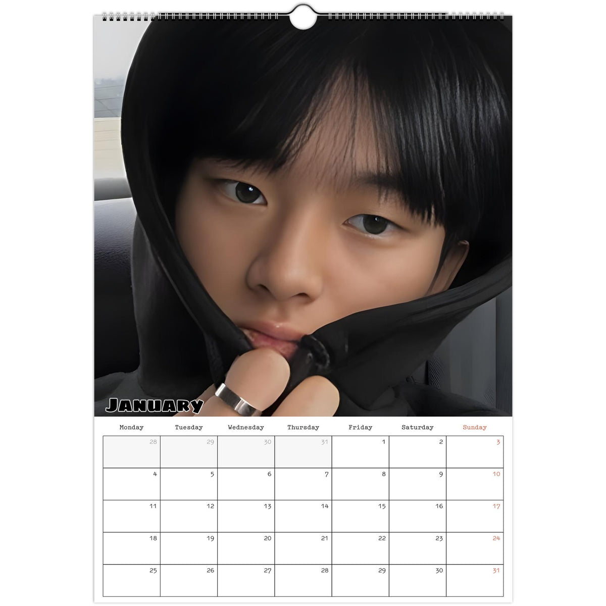 0Choi Hyun‑wook calendar January photo