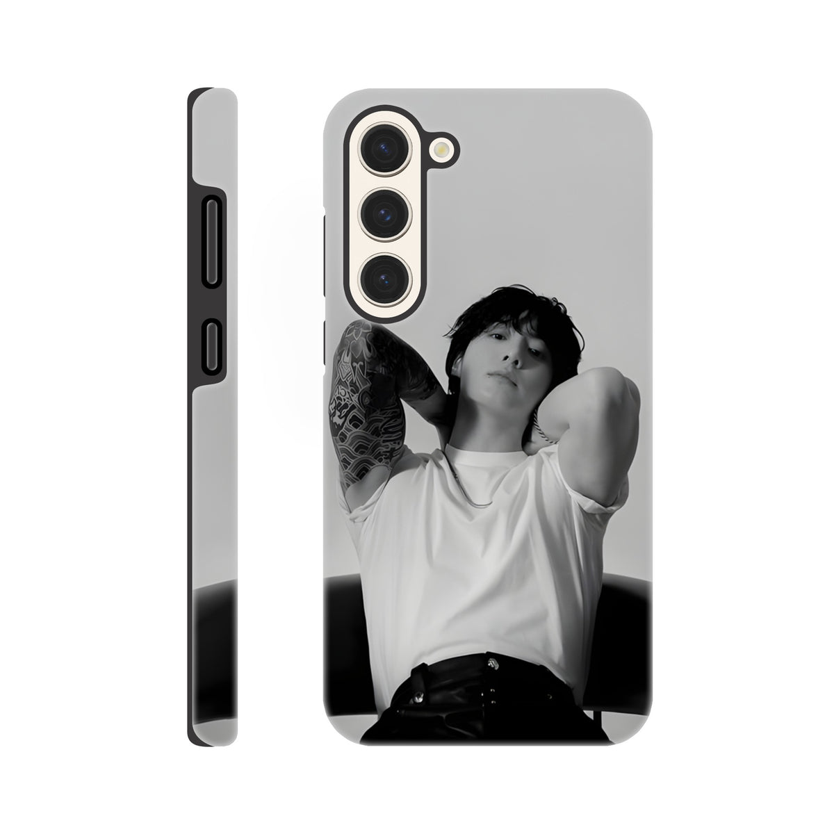 BTS Jungkook Samsung tough case with dual‑layer protection