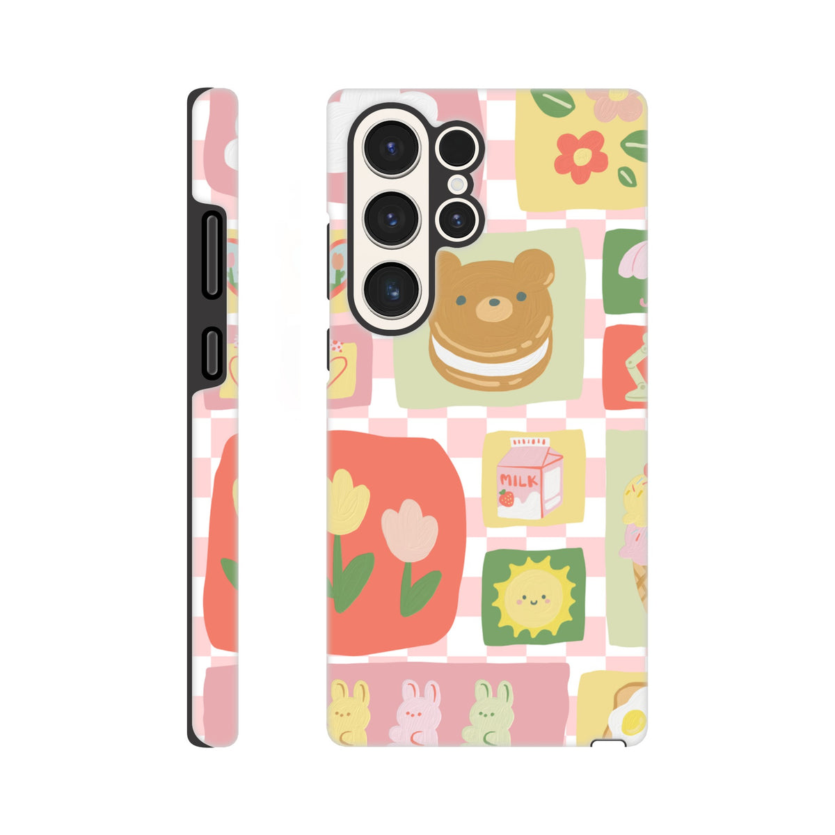 Stylish kawaii Samsung tough case with adorable artwork