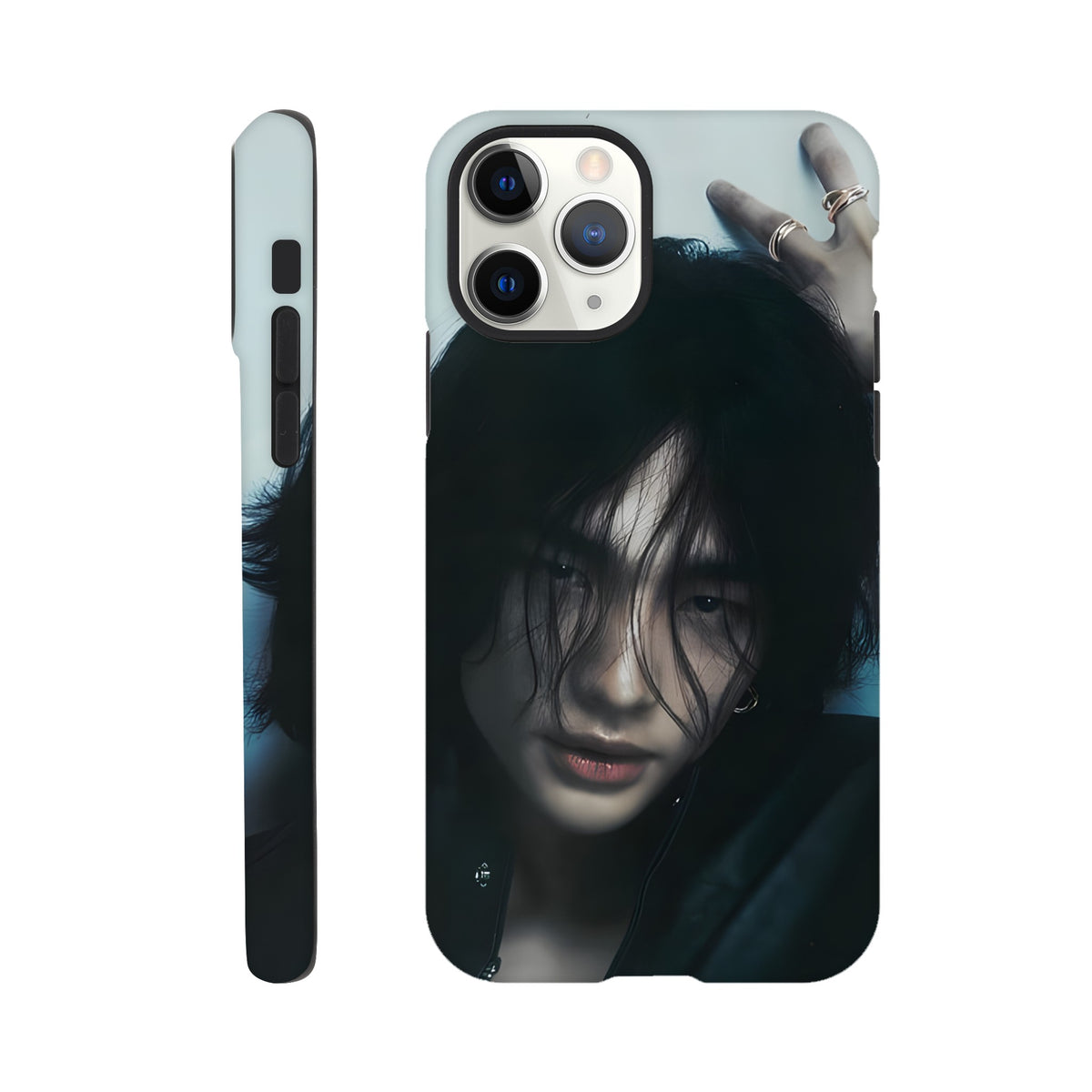Hyunjin Stray Kids tough case with anti‑scratch coating