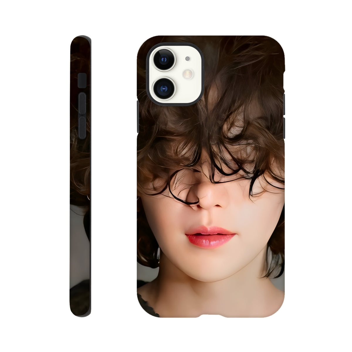 Dual‑layer Yoongi iPhone cover with sleek design