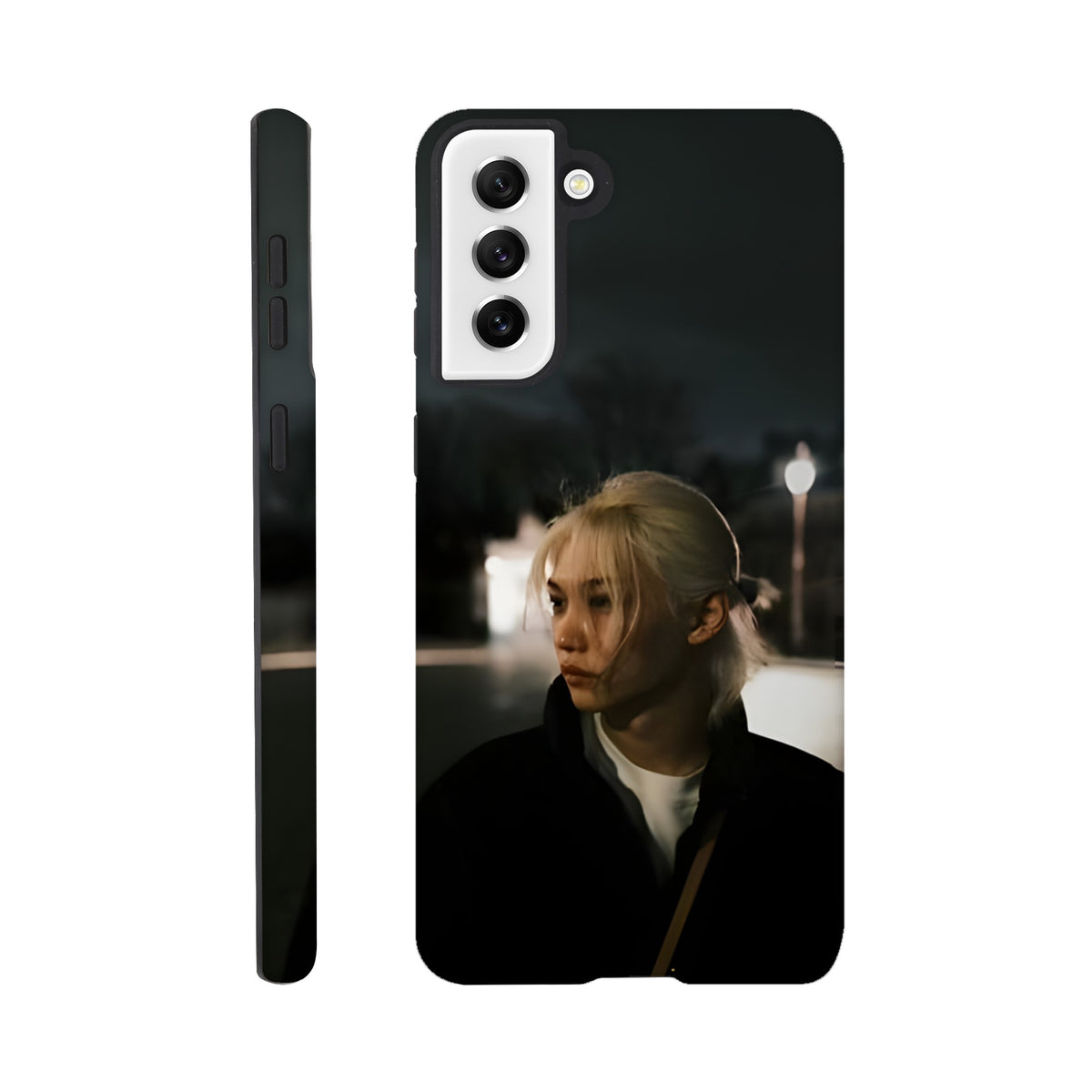 Felix Stray Kids Samsung cover with impact‑resistant build
