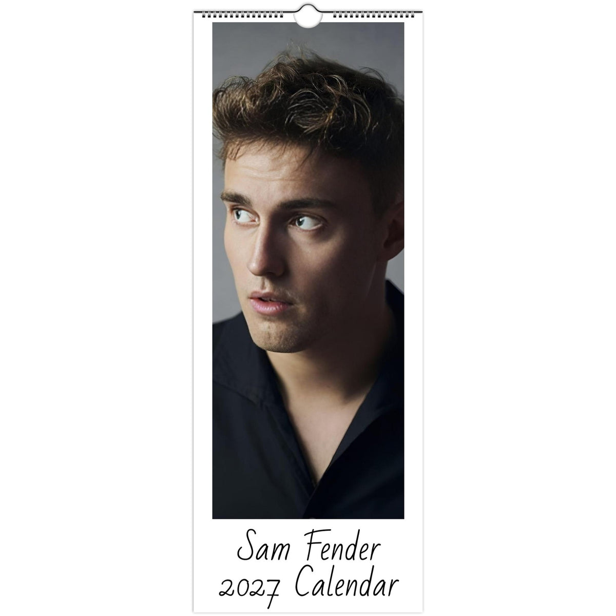 Sam Fender 2027 slim wall calendar cover
