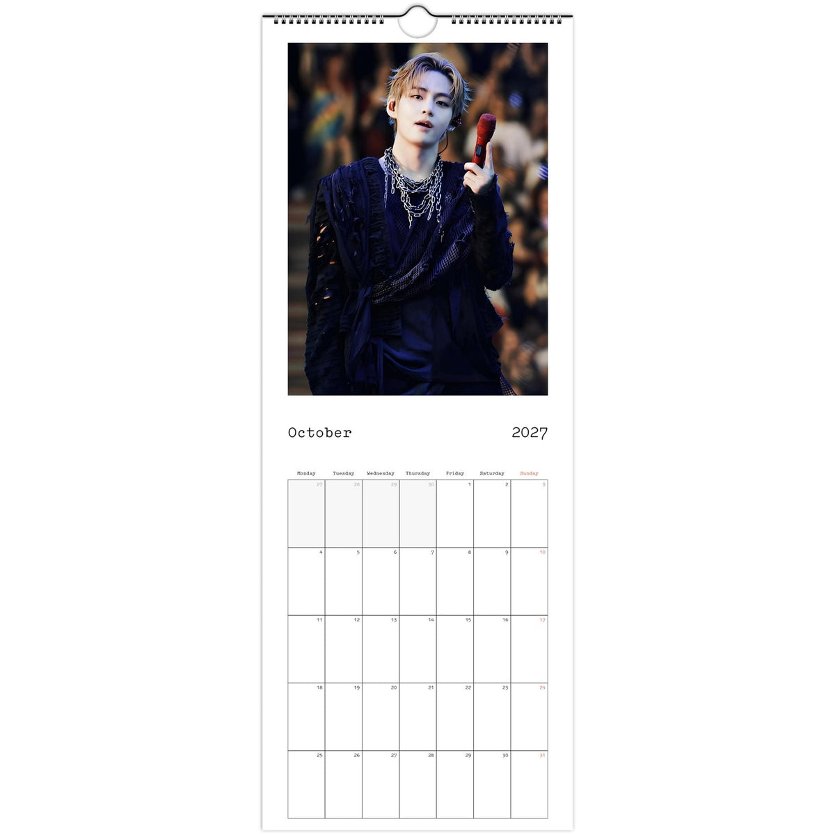 BTS V October ARIRANG Calendar 2027 photo