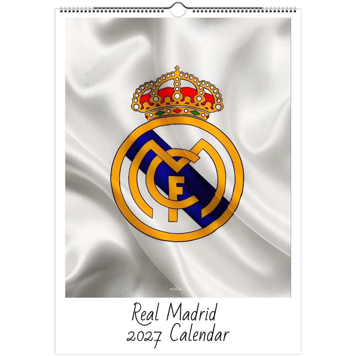 Real Madrid 2027 calendar cover
