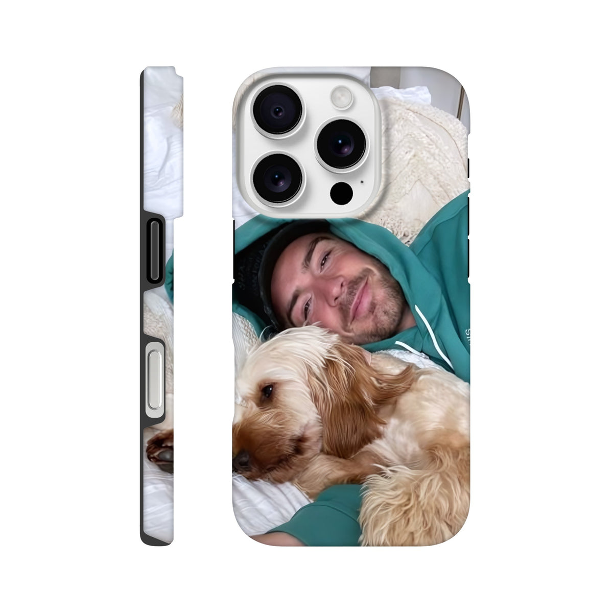 Dual‑layer protective iPhone case with Jack Grealish aesthetic graphic
