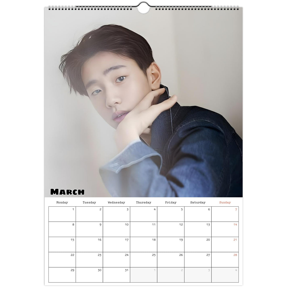 Nam Yoon‑su calendar March photo
