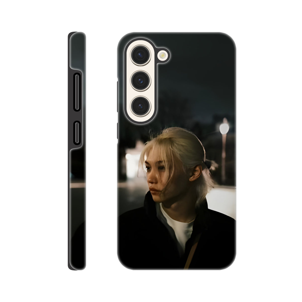 Protective Samsung case with Felix K‑pop artwork