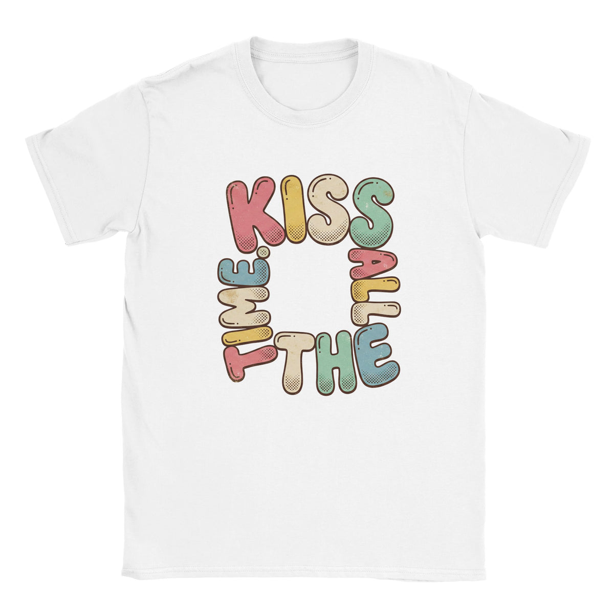 Retro bubble font Harry Styles tour shirt