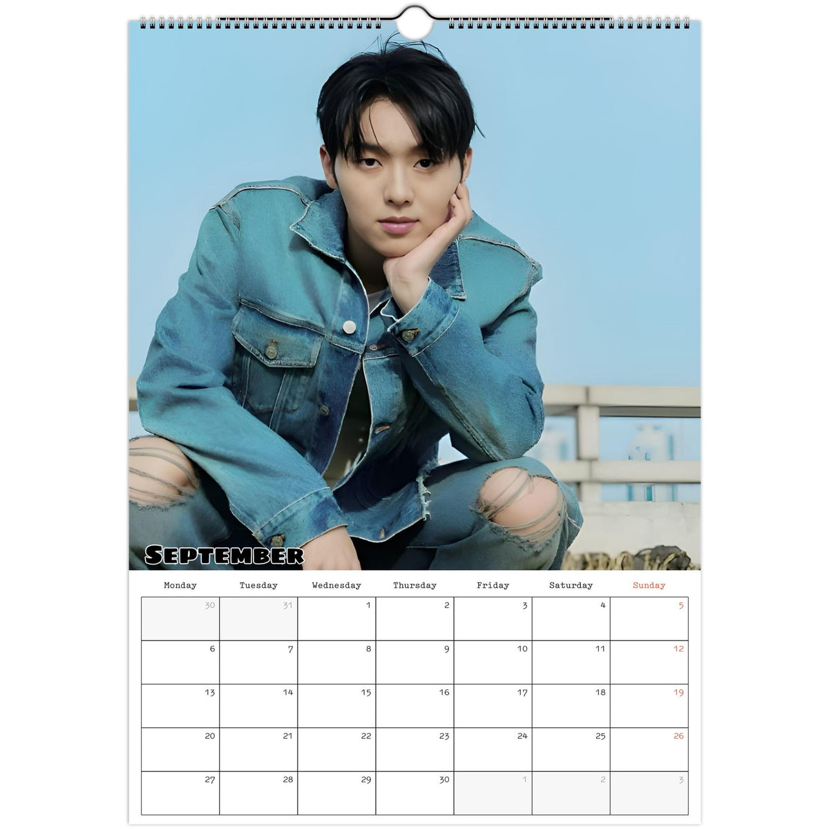 Choi Hyun‑wook calendar September photo