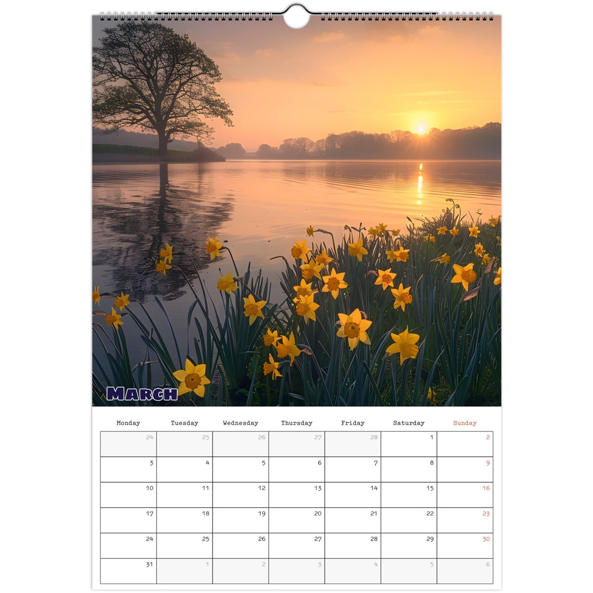 March nature scene 