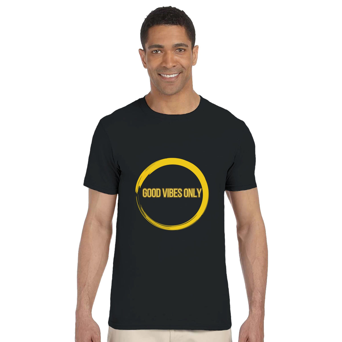100% cotton positive energy T‑shirt with uplifting message