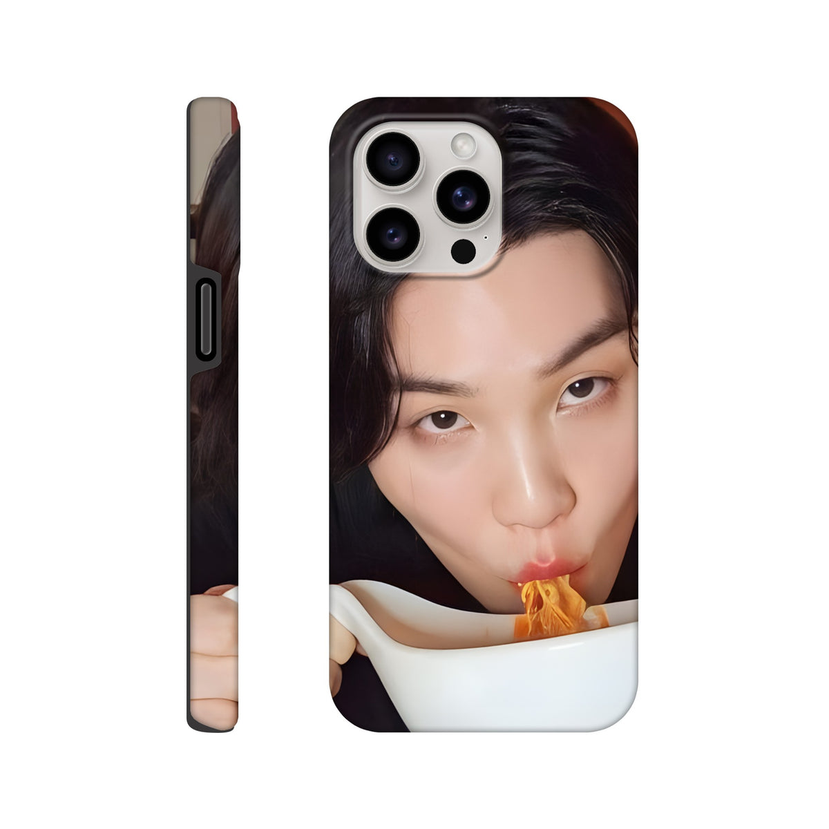 BTS Suga Yoongi iPhone tough case noodle design