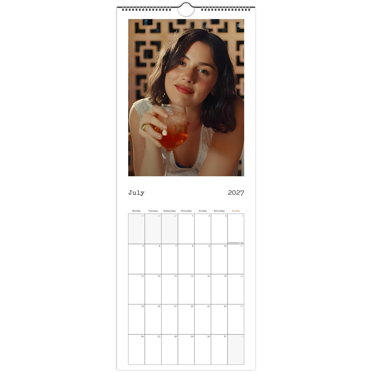 July Gracie Abrams Calendar photo 
