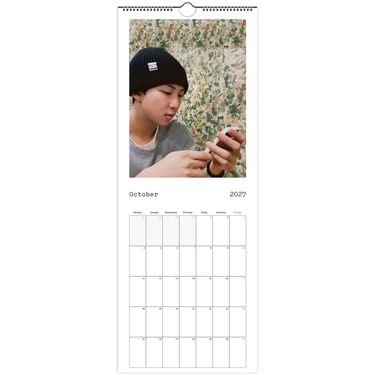 RM Calendar 2027 October photo