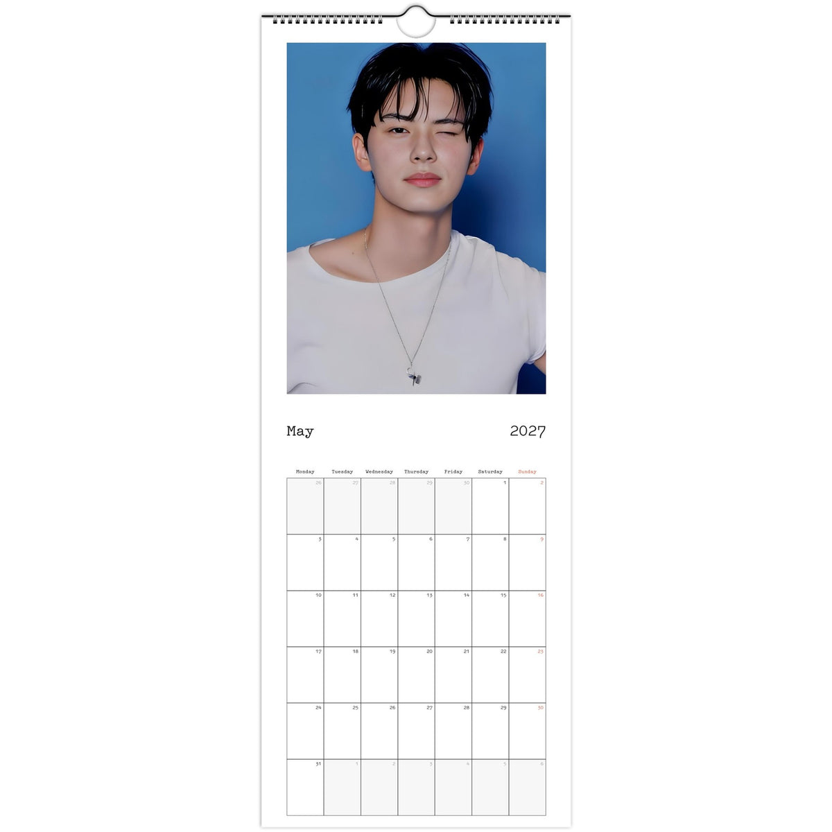 Lee Chae‑min calendar May photo