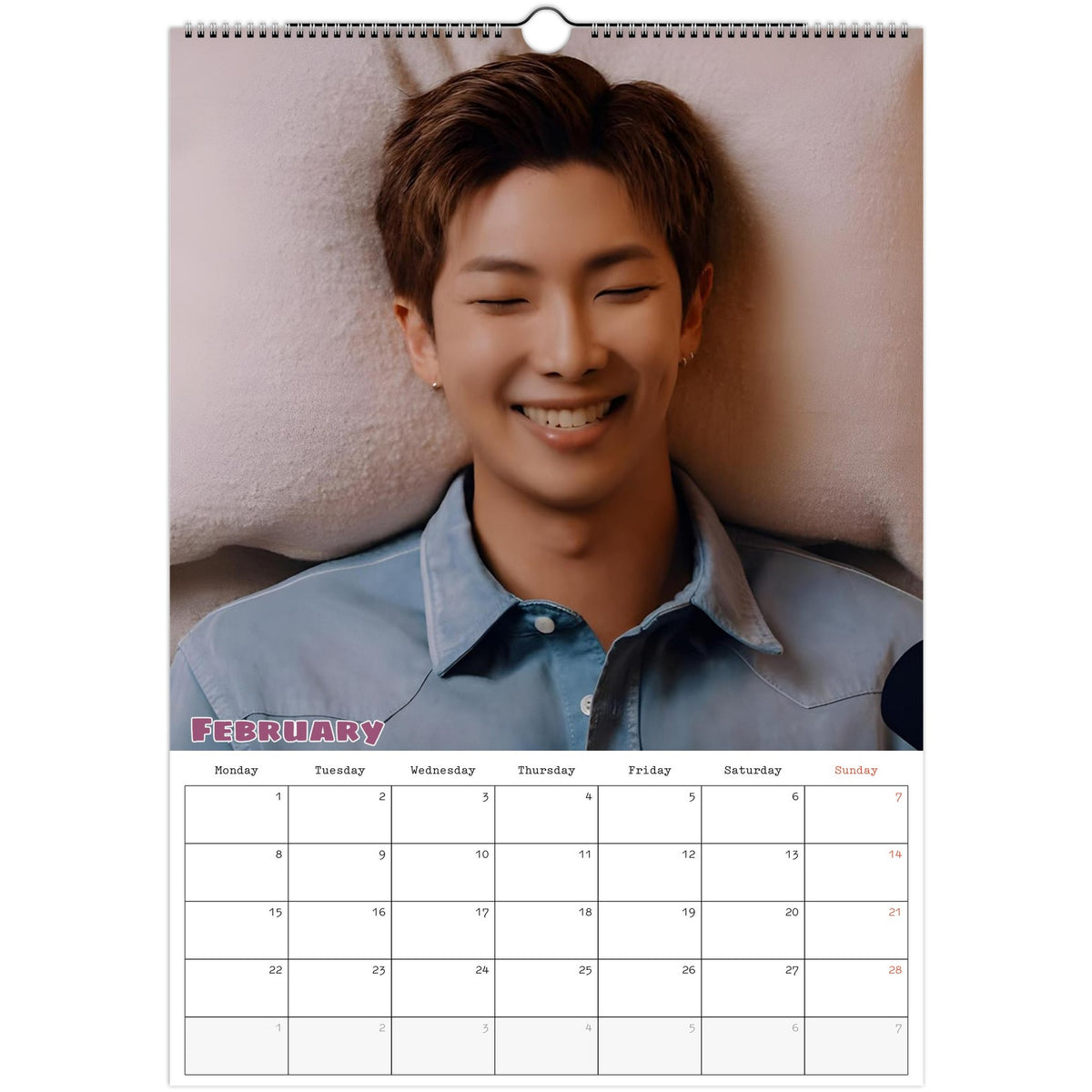 RM Calendar 2027 February photo 