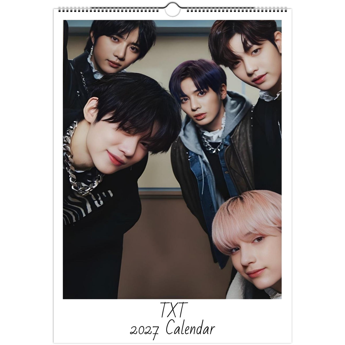 TXT calendar cover
