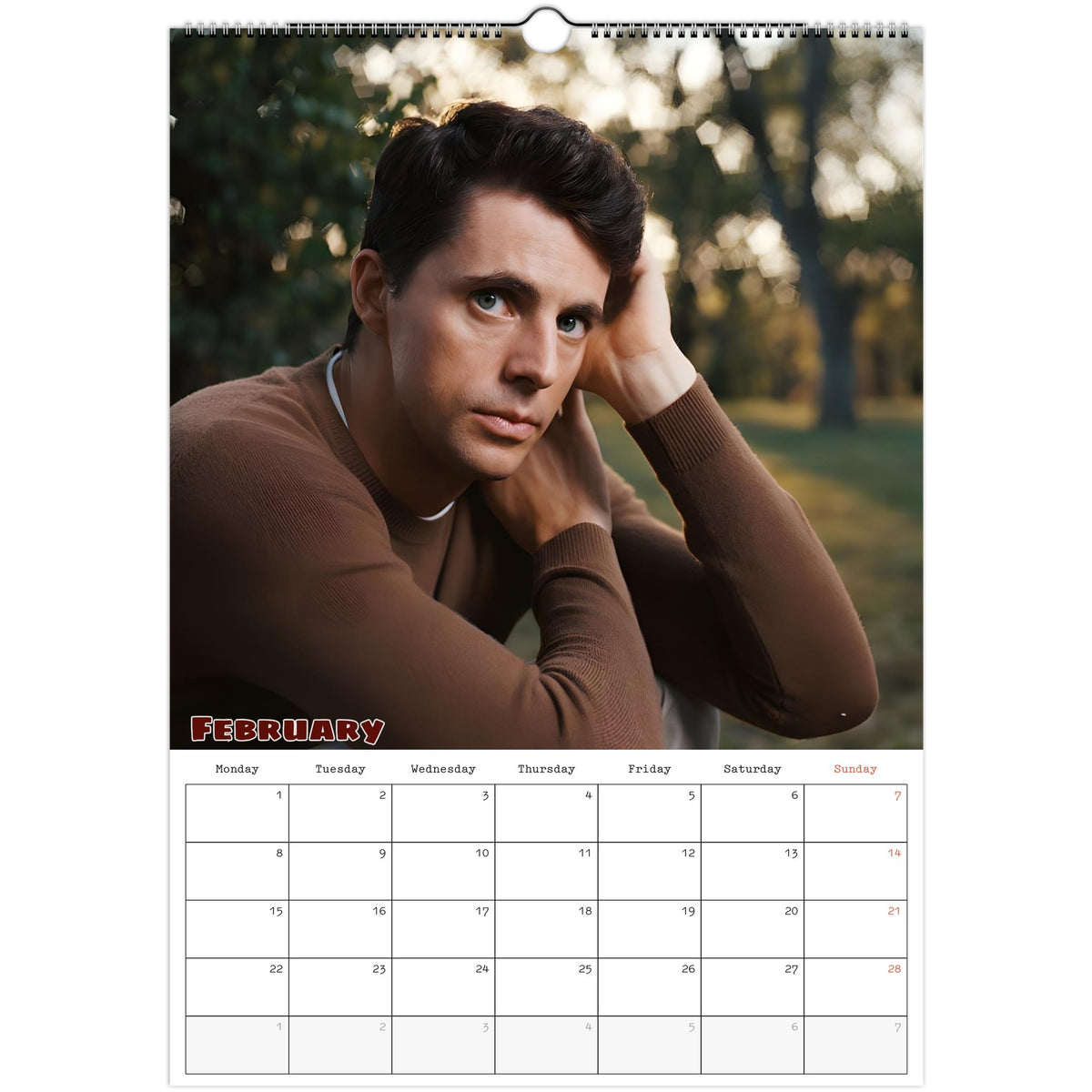 Matthew Goode Calendar 2027 February photo