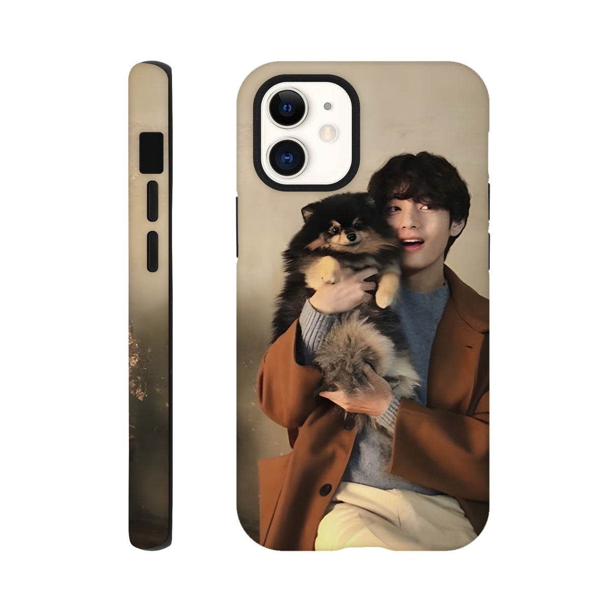 Aesthetic BTS V & Yeontan iPhone tough case