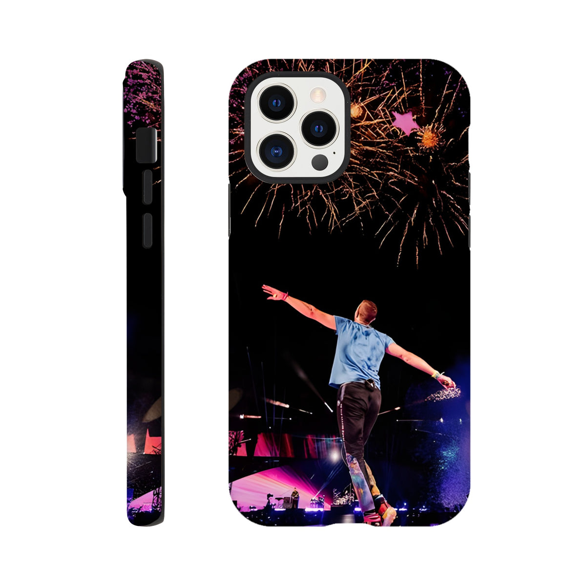 Chris Martin iPhone tough case with protective outer shell