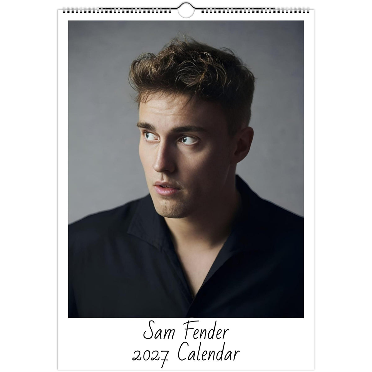 Sam Fender 2027 A3 wall calendar cover