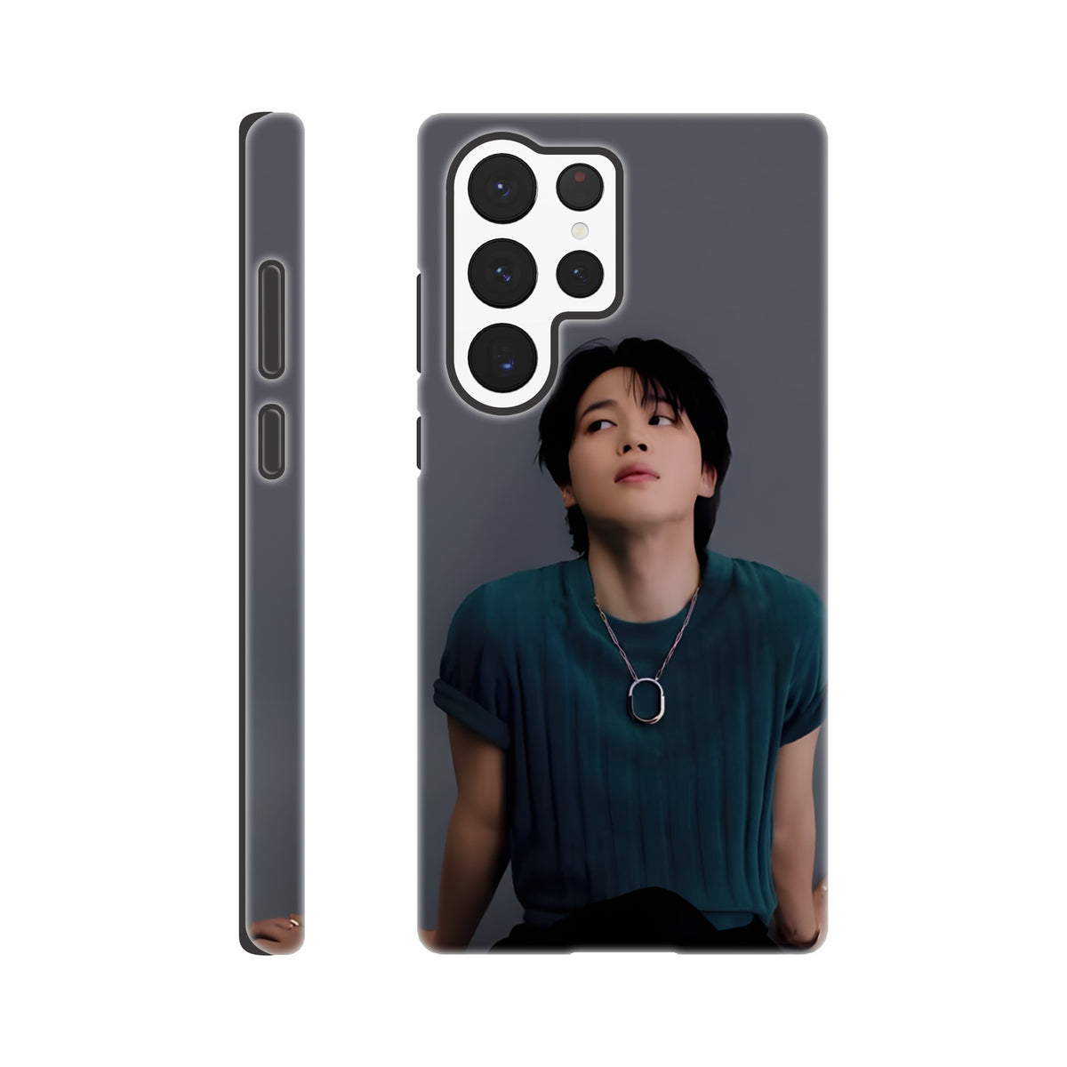 Jimin Samsung tough case with impact‑resistant dual‑layer build