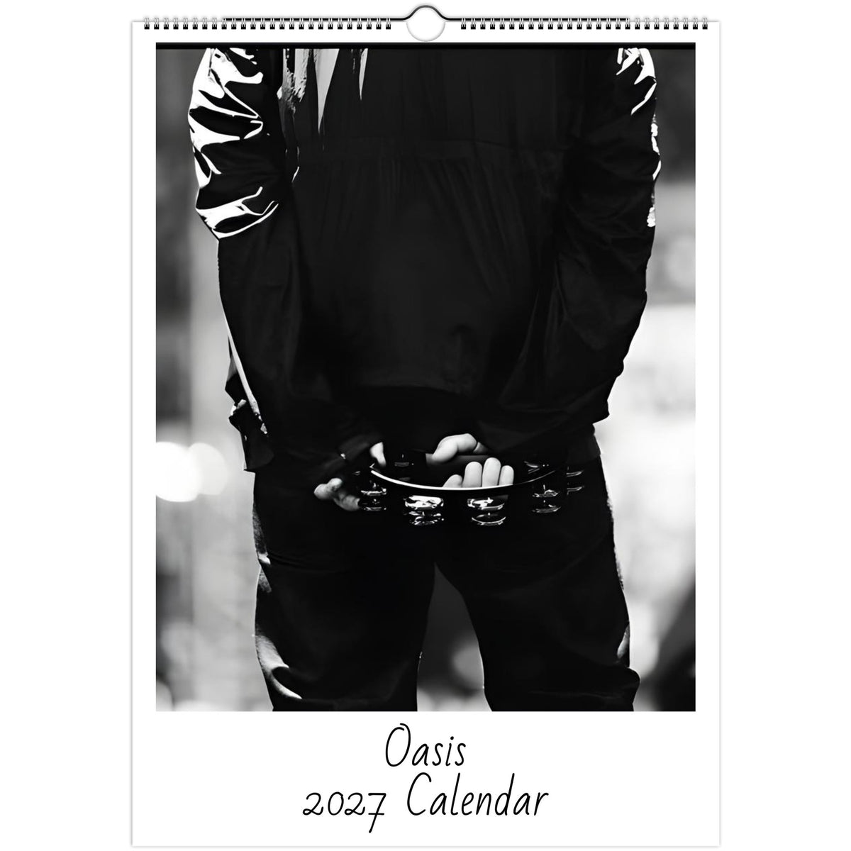 Oasis 2027 A3 wall calendar front cover