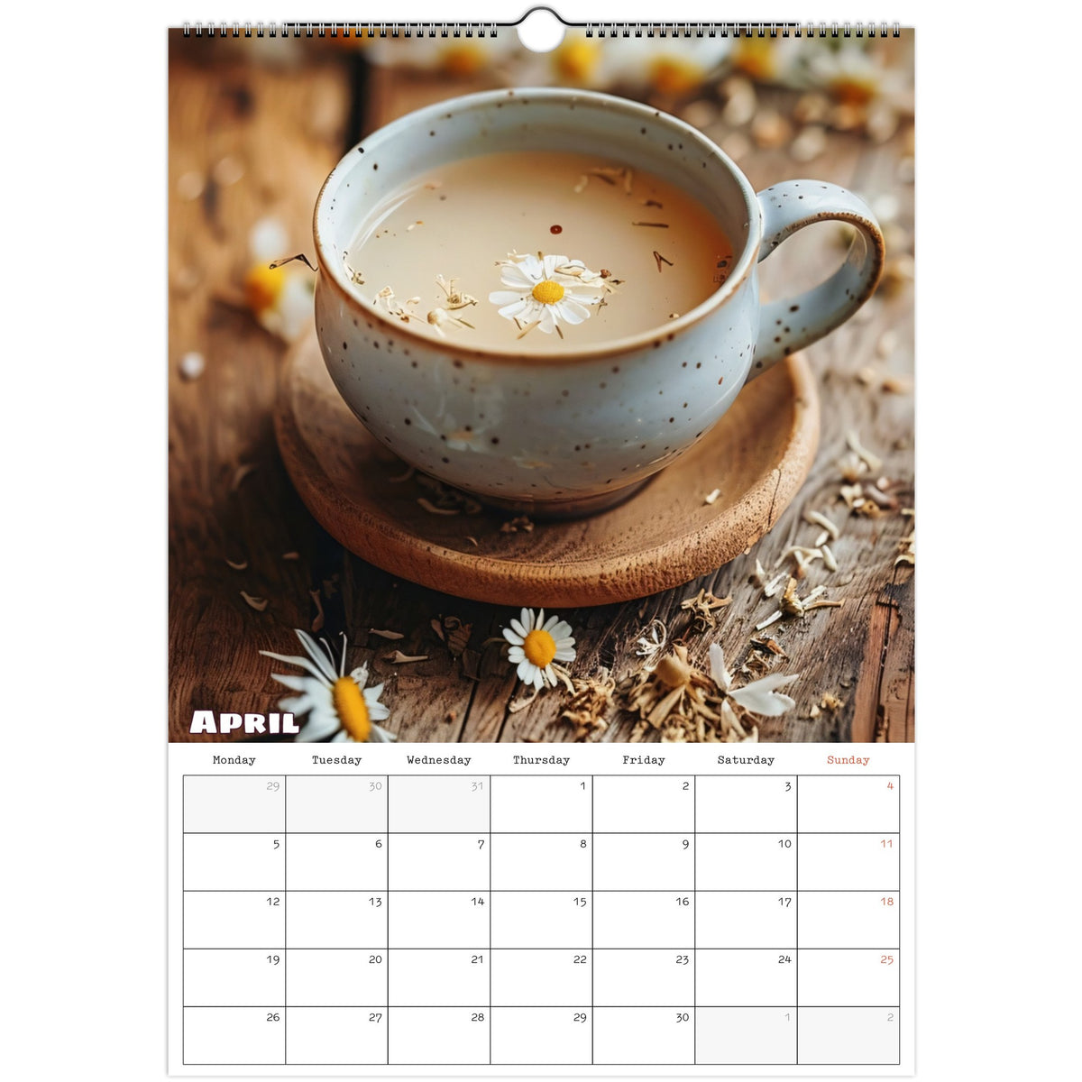 Tea Lovers Calendar 2027 April photo