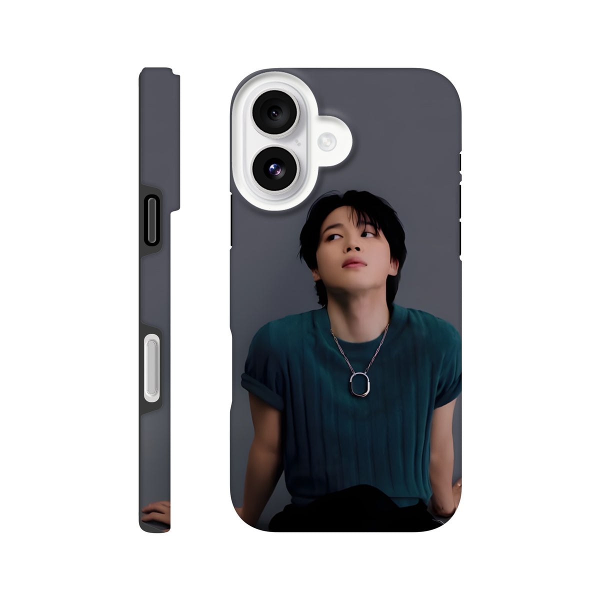 Jimin BTS iPhone case featuring durable shockproof design