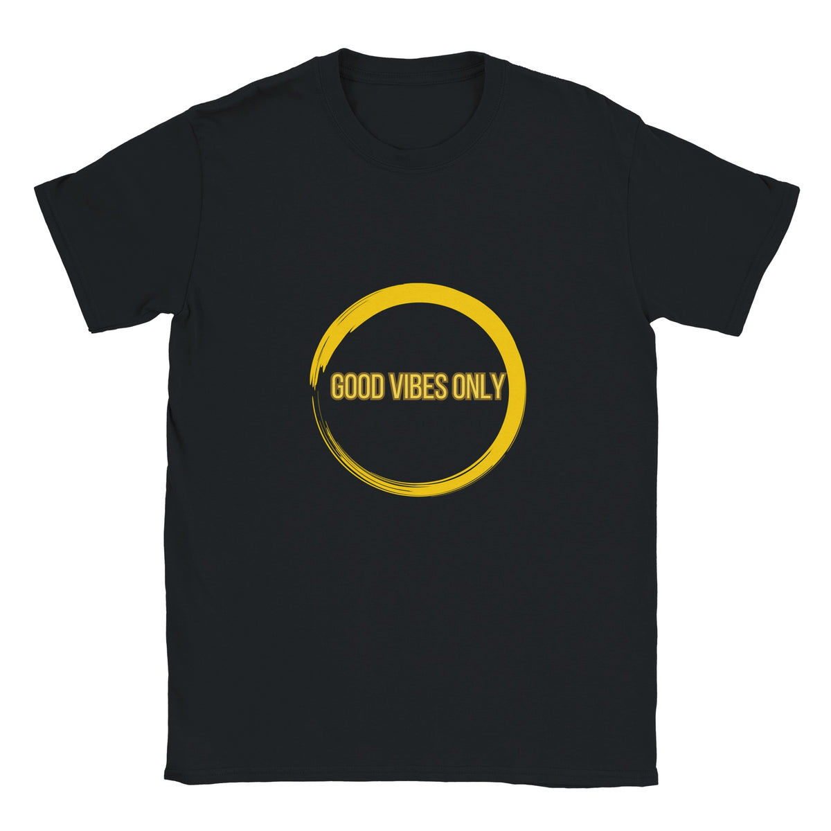 Good Vibes T‑shirt with positive energy quote design