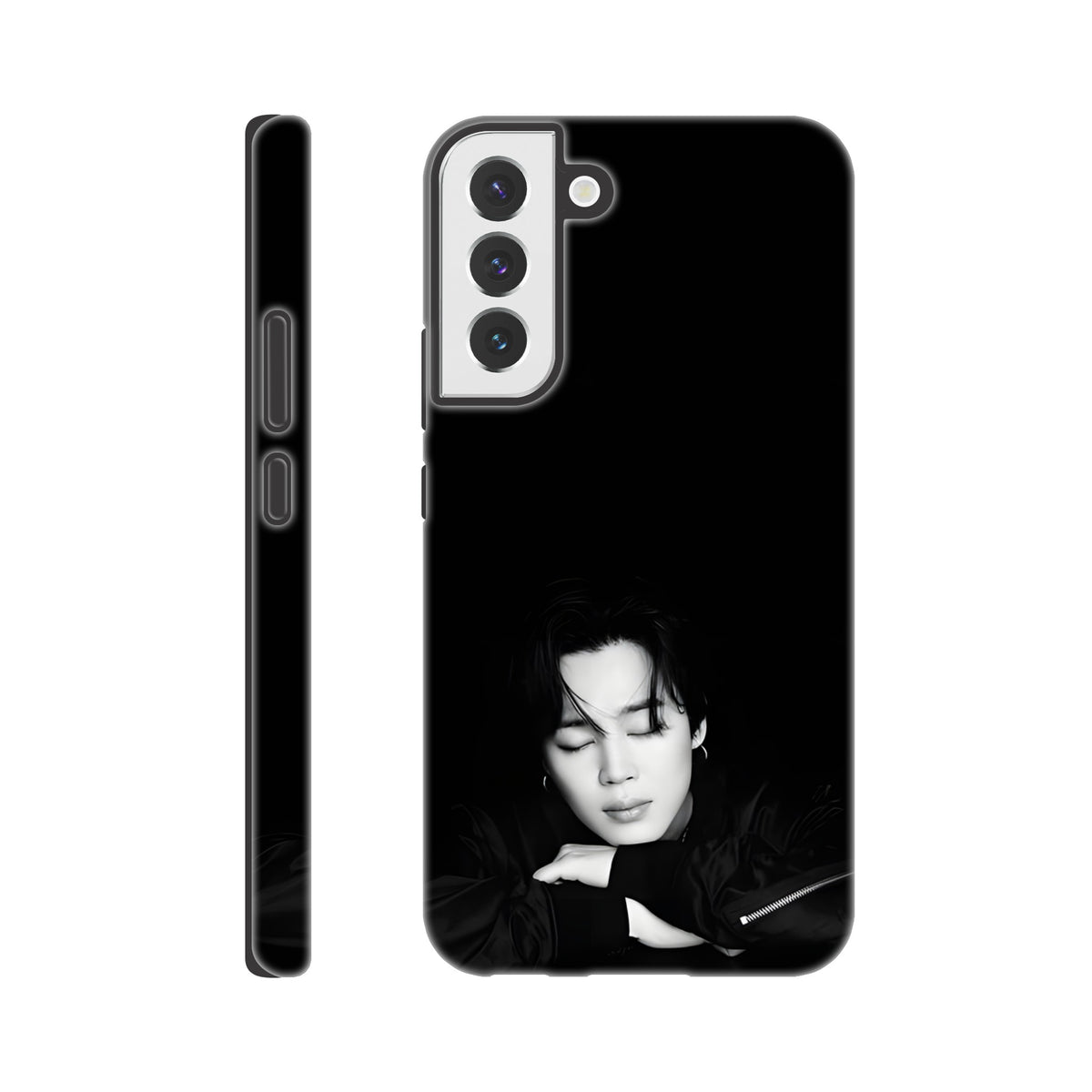 Jimin Samsung case featuring durable shockproof design
