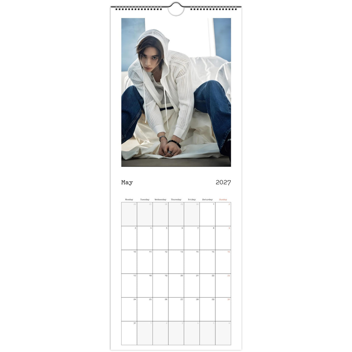 Stray Kids Hyunjin Calendar 2027 May photo