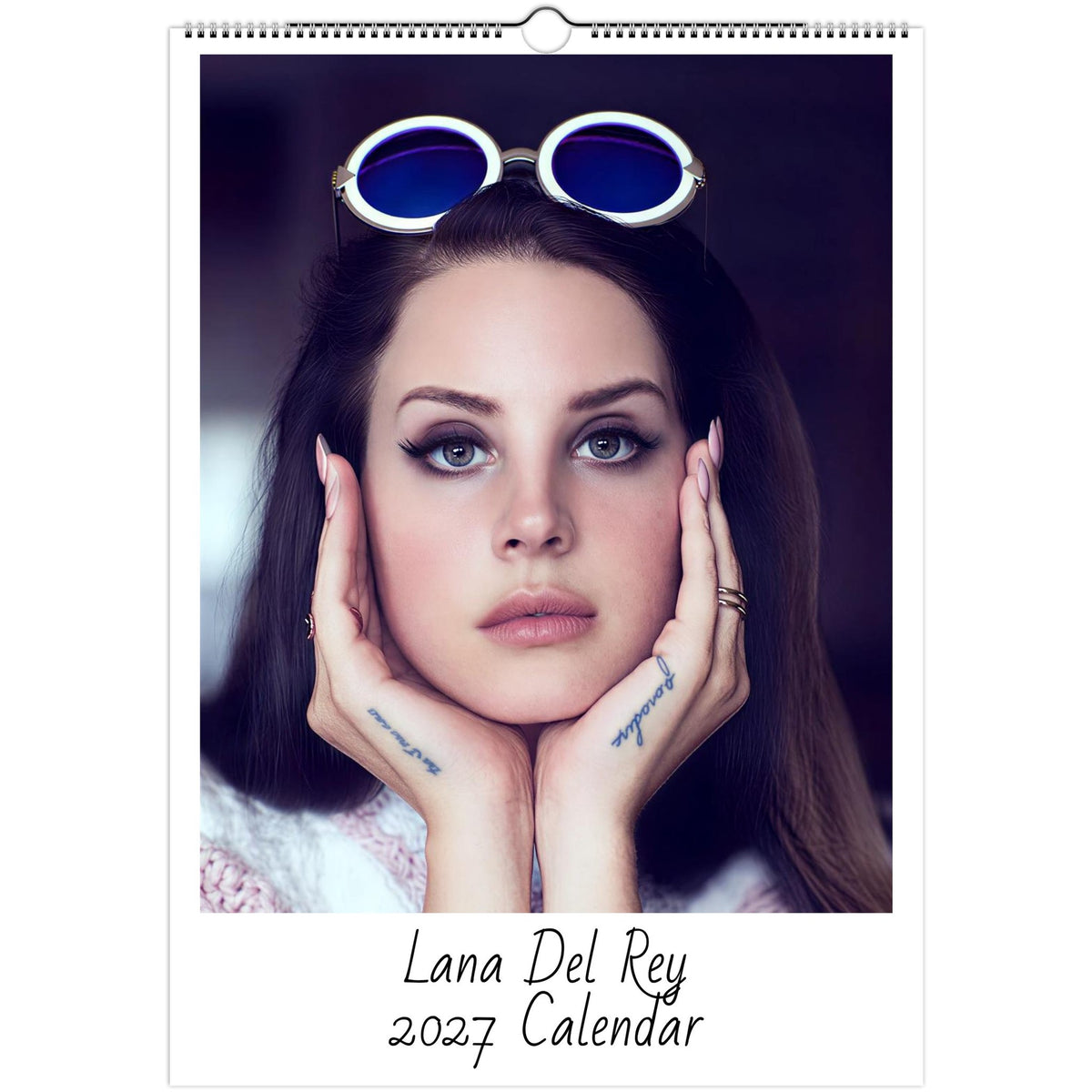 Lana Del Rey 2027 A3 wall calendar cover