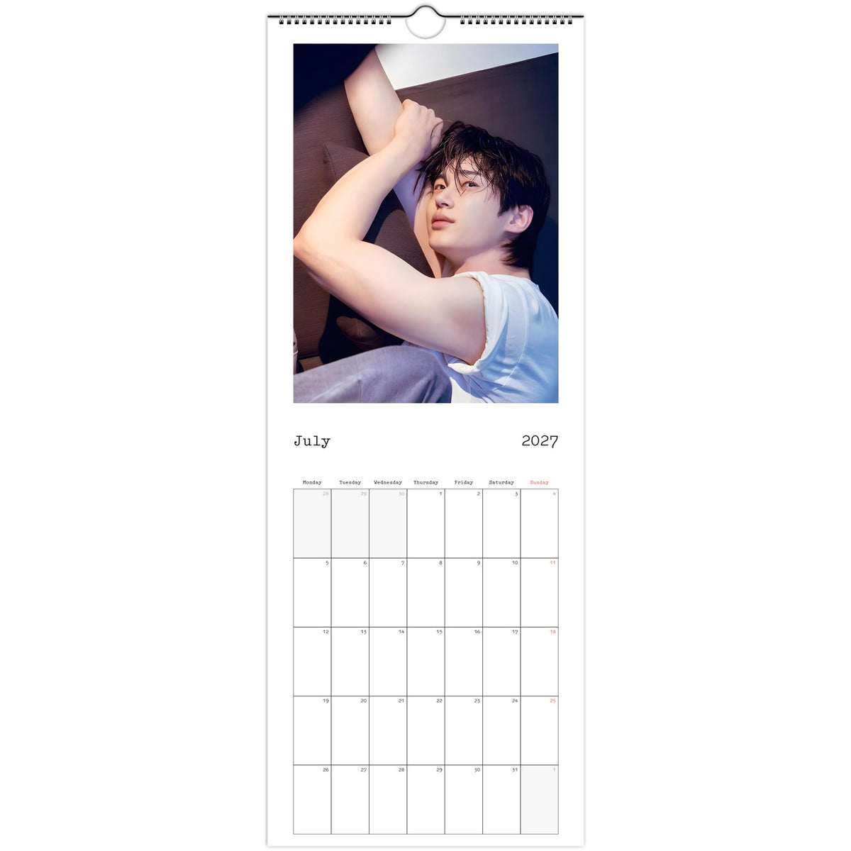 Byeon Woo‑seok calendar July photo