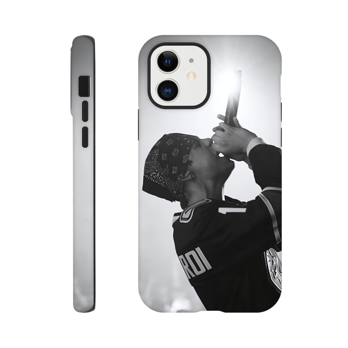 iPhone tough case with trendy The Kid LAROI inspired print