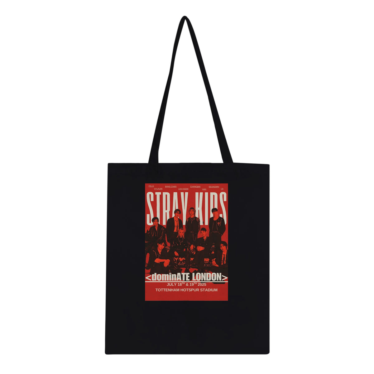 Stray Kids dominATE London Tour tote bag front