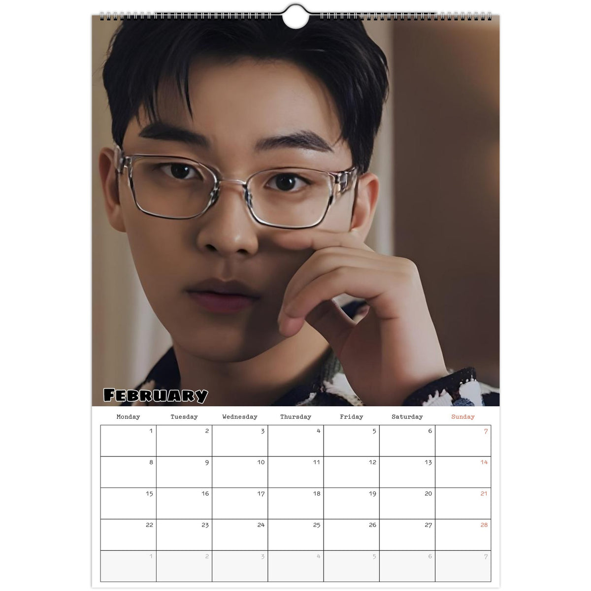 Choi Hyun‑wook calendar February photo