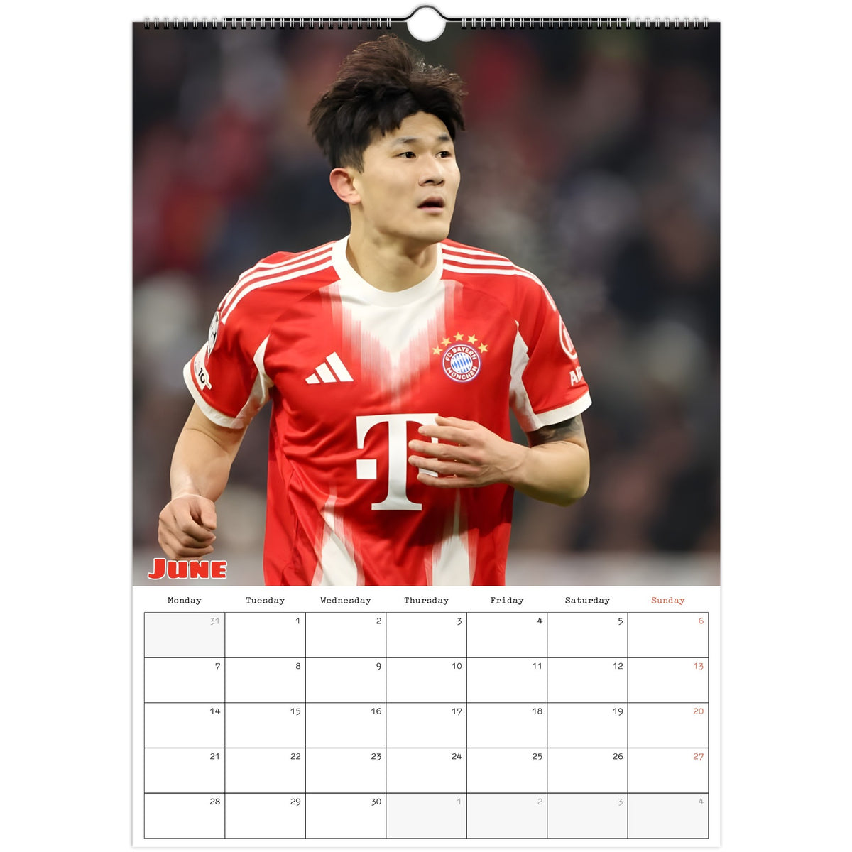 Bayern  Munich Calendar 2027 June photo
