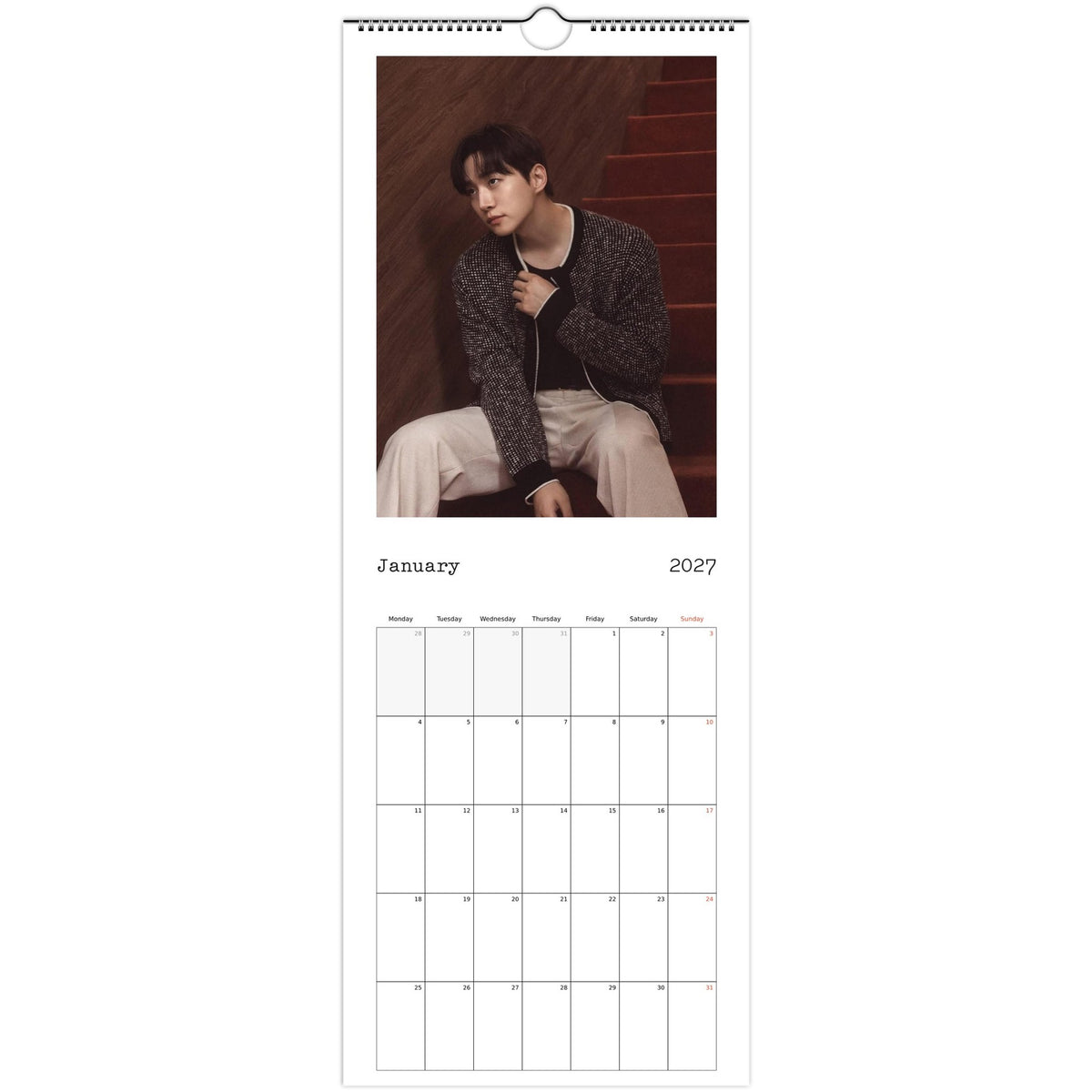 January Jun‑ho Calendar photo 