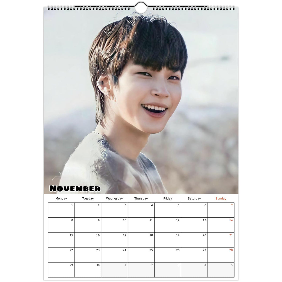 Hwang In‑youp calendar November photo