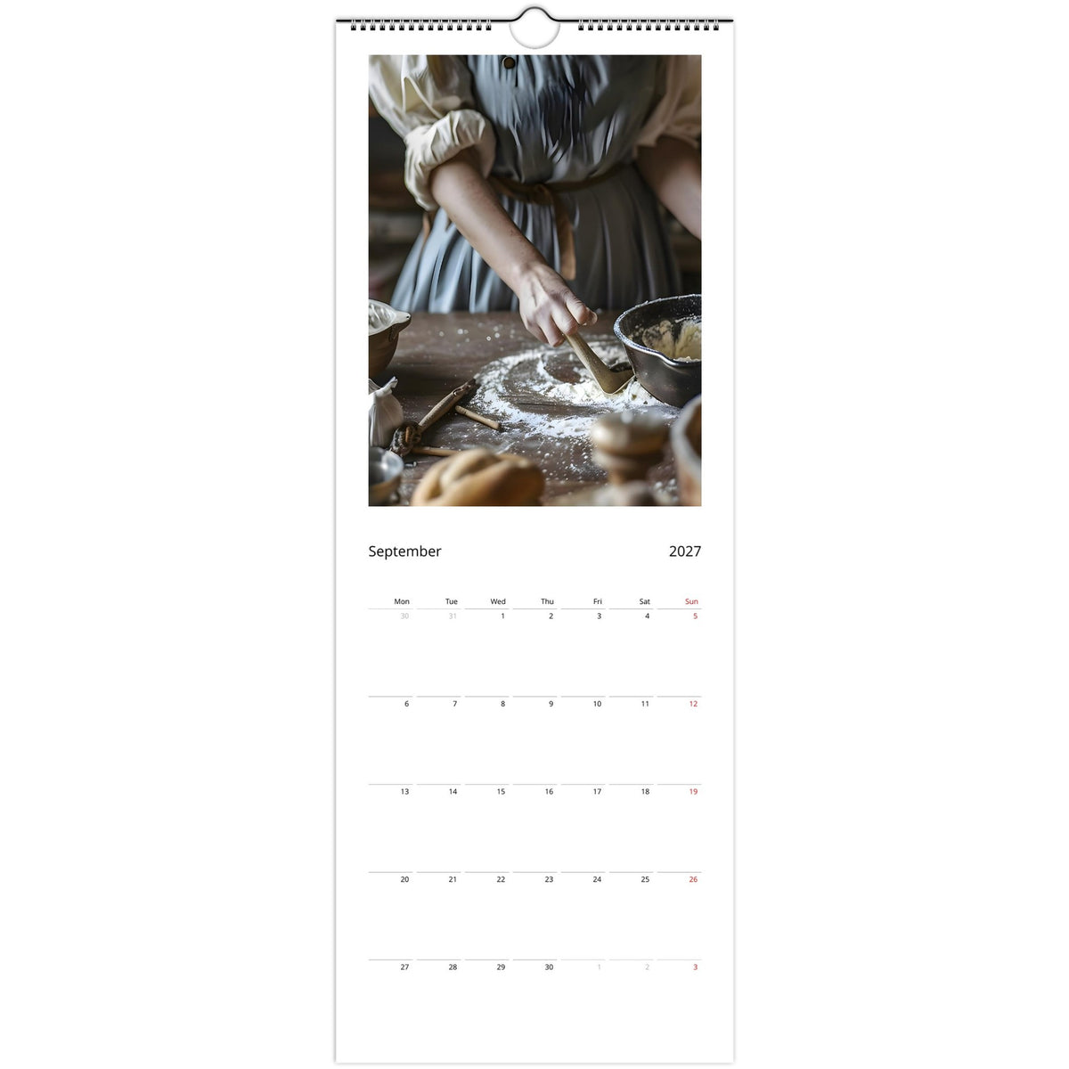 Off‑Grid Living 2027 calendar September photo