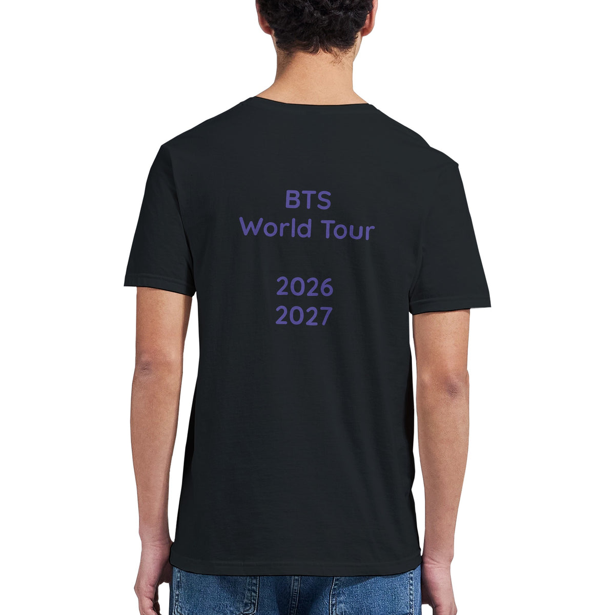 BTS 2026–2027 tour shirt with back illustration